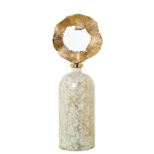 Vase Alexandra House Living Golden Crystal 18 x 67 cm