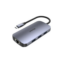 Купить uSB-концентраторы Unitek: USB-разветвитель Unitek D1071A Чёрный Серебристый