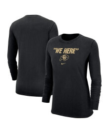 Nike women's Black Colorado Buffaloes We Here Core Long Sleeve T-shirt
