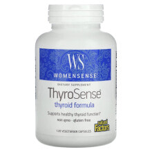 Natural Factors, WomenSense, ThyroSense, Thyroid Formula, 60 Vegetarians Capsules