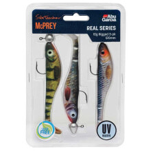 Приманки и мормышки для рыбалки aBU GARCIA McPrey Rigged Real Series Soft Lure 120 mm 22g 3 Pack