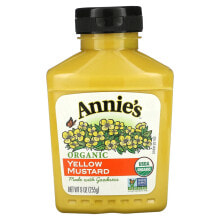 Аннис Натуралс, Органическая желтая горчица, 9 унций (255 г)