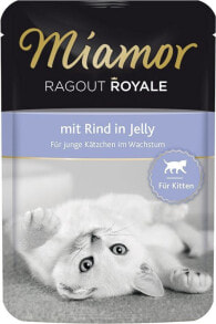 Купить влажные корма для кошек Miamor: Miamor Miamor Ragout Royale saszetka Kitten Wołowina w galaretce - 100g