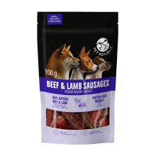 PET REPUBLIC Beef and lamb sausages wet dog food 100g