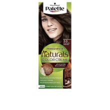 Schwarzkopf Palette Natural Color Creme No.3.0 Dark Brown Перманентная крем-краска для волос с натуральными маслами, оттенок темно-коричневый