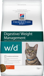 Сухие корма для кошек Сухой корм для кошек Hill's Prescription Diet при поддержании веса и сахарном диабете, диетический, с курицей, 5 кг