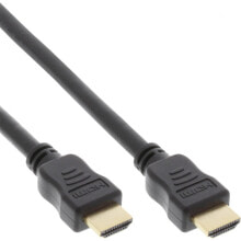 Компьютерные разъемы и переходники inLine HDMI/HDMI, 10 m HDMI кабель HDMI Тип A (Стандарт) Черный 17510P