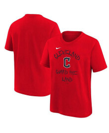 Nike big Boys Red Cleveland Guardians Local T-shirt