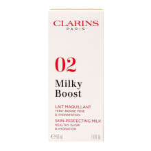 Clarins Milky Boost Оттеночный флюид для лица #01-milky cream  50 мл