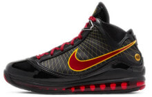 Nike Lebron 7 QS ‘Fairfax’ 高帮 复古篮球鞋 男女同款 黑红 / Кроссовки Nike Lebron 7 QS Fairfax CU5646-001