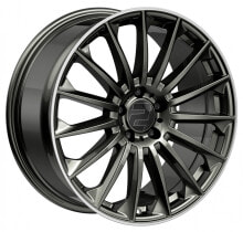 Колесный диск литой 2DRV WH39 dark gunmetal lackiert mit hochglanzpoliertem Felgenbett 8x18 ET40 - LK5/112 ML66.6