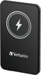 Купить внешние аккумуляторы и аксессуары Verbatim: Powerbank Verbatim Powerbank Verbatim Charge 'n' Go Magnetic Wireless 5000mAh USB-C PD 3.0 Black