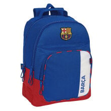 School Bag F.C. Barcelona Blue Maroon 32 x 42 x 15 cm
