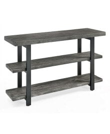 Alaterre Furniture pomona Metal and Reclaimed Wood Media Console Table