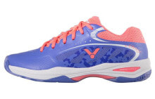 Victor Badminton Shoes Unisex Low-Top Light Peony Purple/Bright Coral Orange