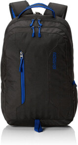 Мужской рюкзак для ноутбука текстильный черный 39.6 см American Tourister Urban Groove Lifestyle Laptop Backpack Urban Groove - 15.6 Laptoprucksack Polyester, 15.6 inches (47 cm - 27 L)