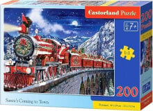 Castorland Puzzle 200 Santa's Coming to Town CASTOR