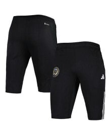adidas men's Black Philadelphia Union 2023 On-Field Training AEROREADY Half Pants