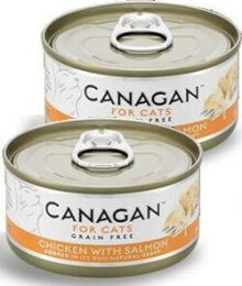 Canagan CANAGAN KOT pusz.75g CHICKEN/SALMON KURCZAK / ŁOSOŚ /12