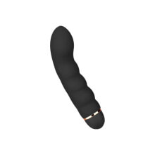 Gewellter G-Punkt-Vibrator aus Silikon, 18 cm