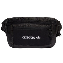 Мужские поясные сумки Мужская поясная сумка текстильная черная спортивная  Adidas Premium Essentials Large Waist Bag GD5000