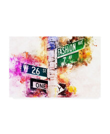 Trademark Global philippe Hugonnard NYC Watercolor Collection - Fashion Ave Canvas Art - 36.5