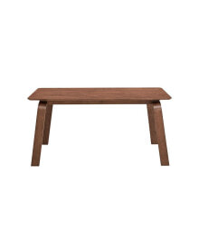 Simplie Fun ginny Dining Table, Walnut Finish