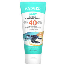 Baby Mineral Sunscreen Cream, SPF 40, Chamomile & Calendula, 2.9 fl oz (87 ml)