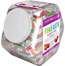 Витамин С Yum Earth Organic Vitamin C Lolli-Pops Органические леденцы с витамином С Без глютена 150 леденцов с фруктовым вкусом