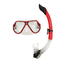 Masks and snorkels for scuba diving