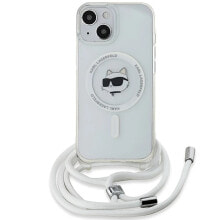 KARL LAGERFELD Klhmp14Shcchnt iPhone 141315 6.1 Iml Choupette Head&Cord phone case