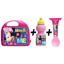 Двухколесные набор Disney, ланчбокс, бутылка для воды, сигнал с изображением MINNIE