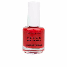 Средства для ухода за ногтями vEGAN nail polish #red roses for babe 14 ml