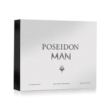 Парфюмерные наборы posseidon Man Set Набор: Туалетная вода 150 мл + Бальзам после бритья 150 мл + Гель для душа 150 мл