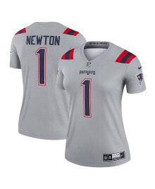 Nike women's Cam Newton Gray New England Patriots Inverted Legend Jersey