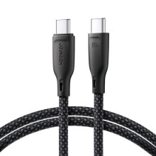 Купить кабели и провода для строительства joyroom: Черный кабель USB-C 60W для быстрой зарядки и передачи данных Joyroom Multi-Color Series 1м