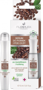 Купить сыворотки, ампулы и масла для лица FLOSLEK: Floslek Serum do powiek i pod oczy ze świetlikiem i kofeiną 15ml