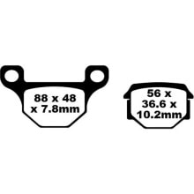 EBC FA Series Organic FA093 Brake Pads