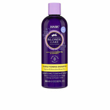 Шампуни для волос Hask Blonde Care Purple Toning Shampoo Оттеночный фиолетовый шампунь, нейтрализующий желтые тона для светлых волос  355 мл