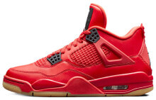 Jordan Air Jordan 4 retro fire red 刮刮乐光棍节 高帮 复古篮球鞋 女款 中国红 / Кроссовки Jordan Air Jordan 4 Retro Fire Red AV3914-600