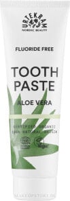 Fluoridfreie Zahnpasta mit Aloe Vera und Orangengeschmack - Urtekram Toothpaste Aloe Vera