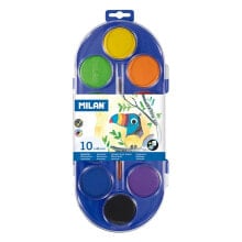 MILAN Set Of 10 Watercolour Tablets Ø 45 Mm With Brush