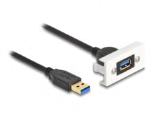Easy 45 - 1 m - USB A - USB A - USB 3.2 Gen 1 (3.1 Gen 1) - 5000 Mbit/s - Black