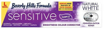 Beverly Hills Natural White Sensitive Purple Toothpaste - Zahnpasta für empfindliche Zähne