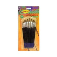 SUPERTITE Flat Arts Brushes 10 Units