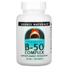 B-50 Complex, 50 mg, 100 Tablets