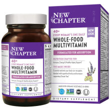 Витаминно-минеральные комплексы New Chapter Every Woman Мультивитаминный комплекс для поддержки здоровья женщин от 40 лет - 24 вегетарианских капсул