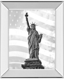 Classy Art liberty Flag by Roffman R. Mirror Framed Print Wall Art, 22