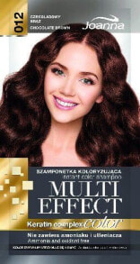 Оттеночное или камуфлирующее средство для волос Joanna Multi Effect Color Keratin Complex Szamponetka 12 Czekoladowy Brąz 35 g