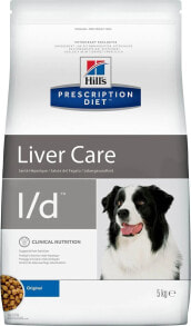 Сухие корма для собак Сухой диетический корм для собак Hill's Prescription Diet l/d Liver Care при заболеваниях печени, 5 кг